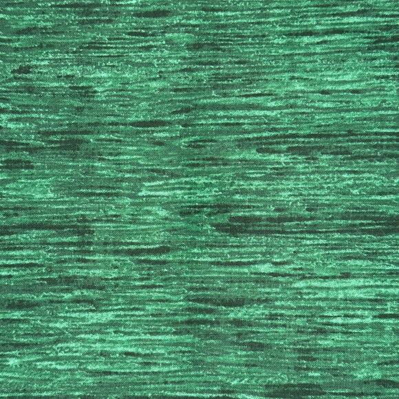 Color Wave in Hunter Green Blender Cotton Fabric - MDG Classics - 1 Yard - Picture 1 of 5